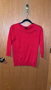 J.Crew 100% Merino Wool Tippi Sweater in Red